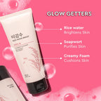 Korean Rice Water Bright Cleansing Foam - For All Skin Types