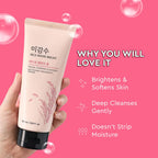 Korean Rice Water Bright Cleansing Foam - For All Skin Types
