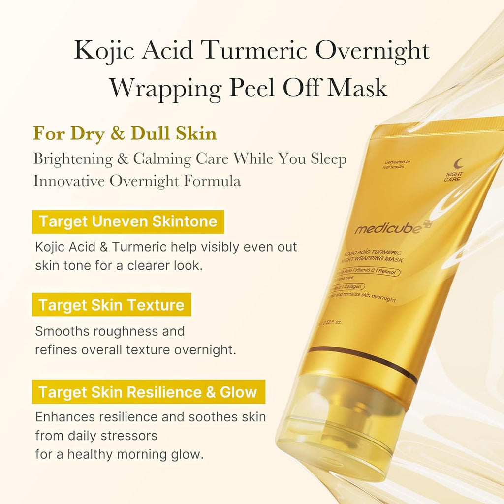 Medicube Kojic Acid Turmeric Night Wrapping Beauty Mask 75ml
